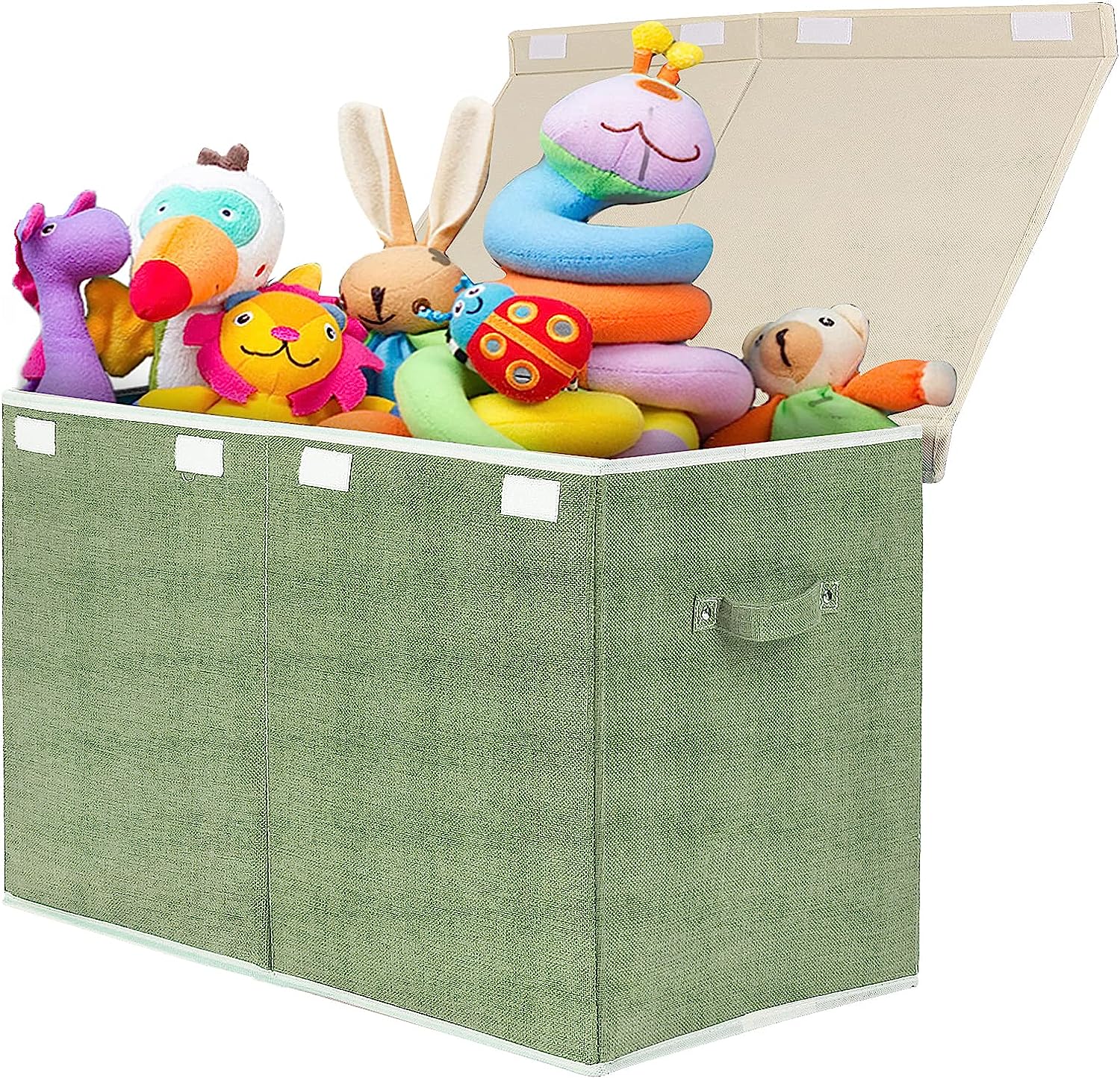 Blushbees® Large Toy Box Chest Storage - Linen Beige