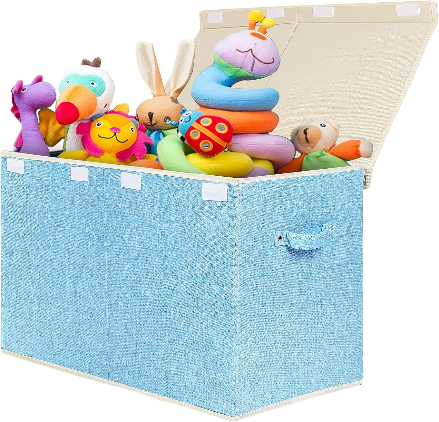Blushbees® Large Toy Box Chest Storage - Linen Beige