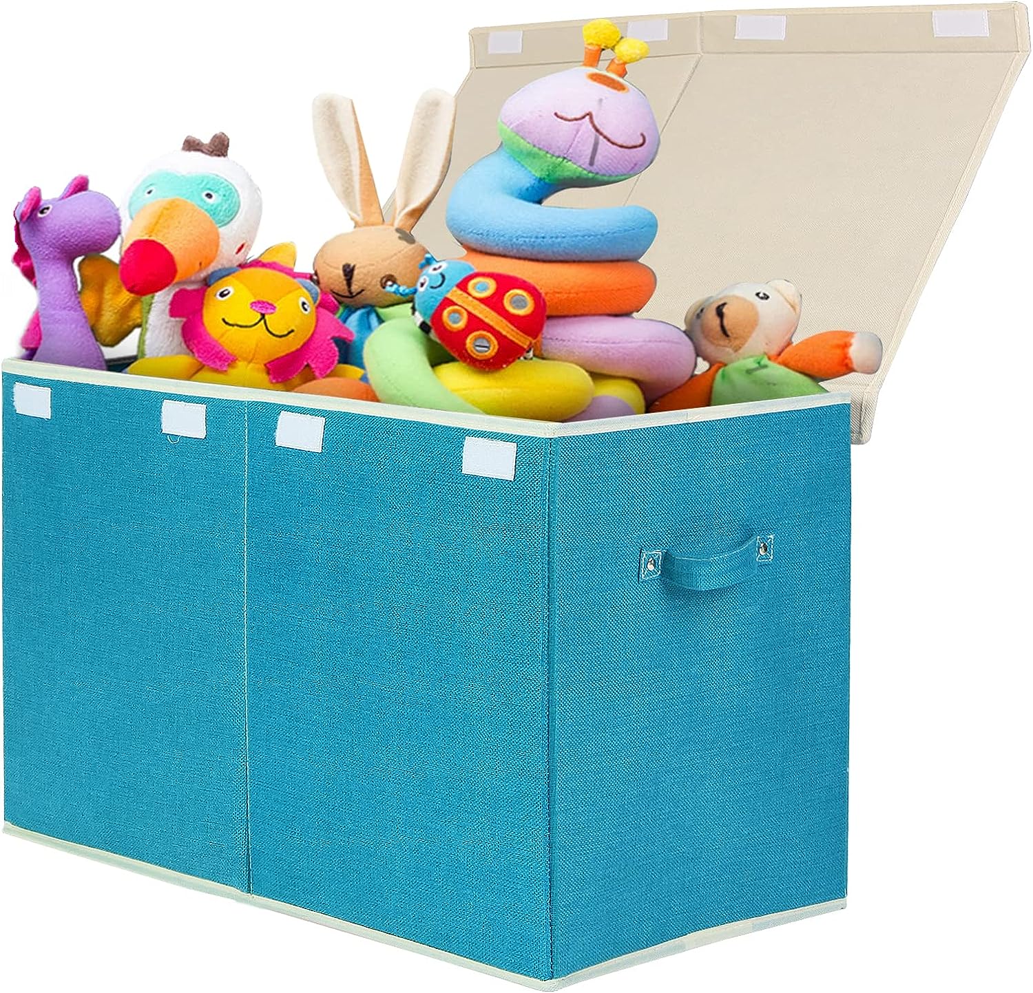 Blushbees® Large Toy Box Chest Storage - Linen Beige