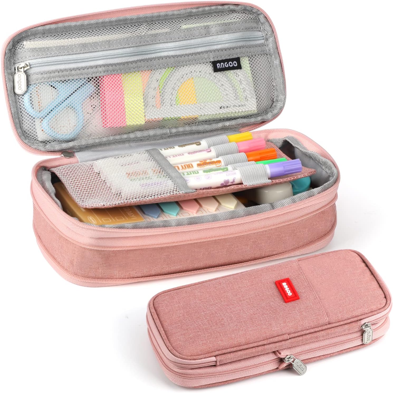 Blushbees® Large Capacity Pencil Pen Case - Light Blue