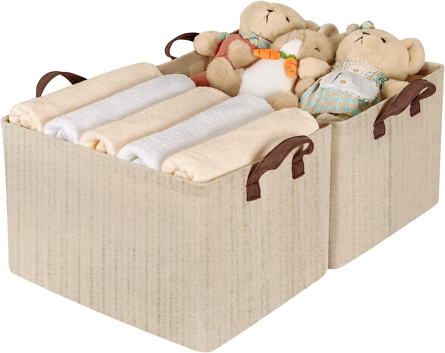 Blushbees® HOME EXTRA LARGE Storage Baskets - 2-Pack, Green (TP05E)