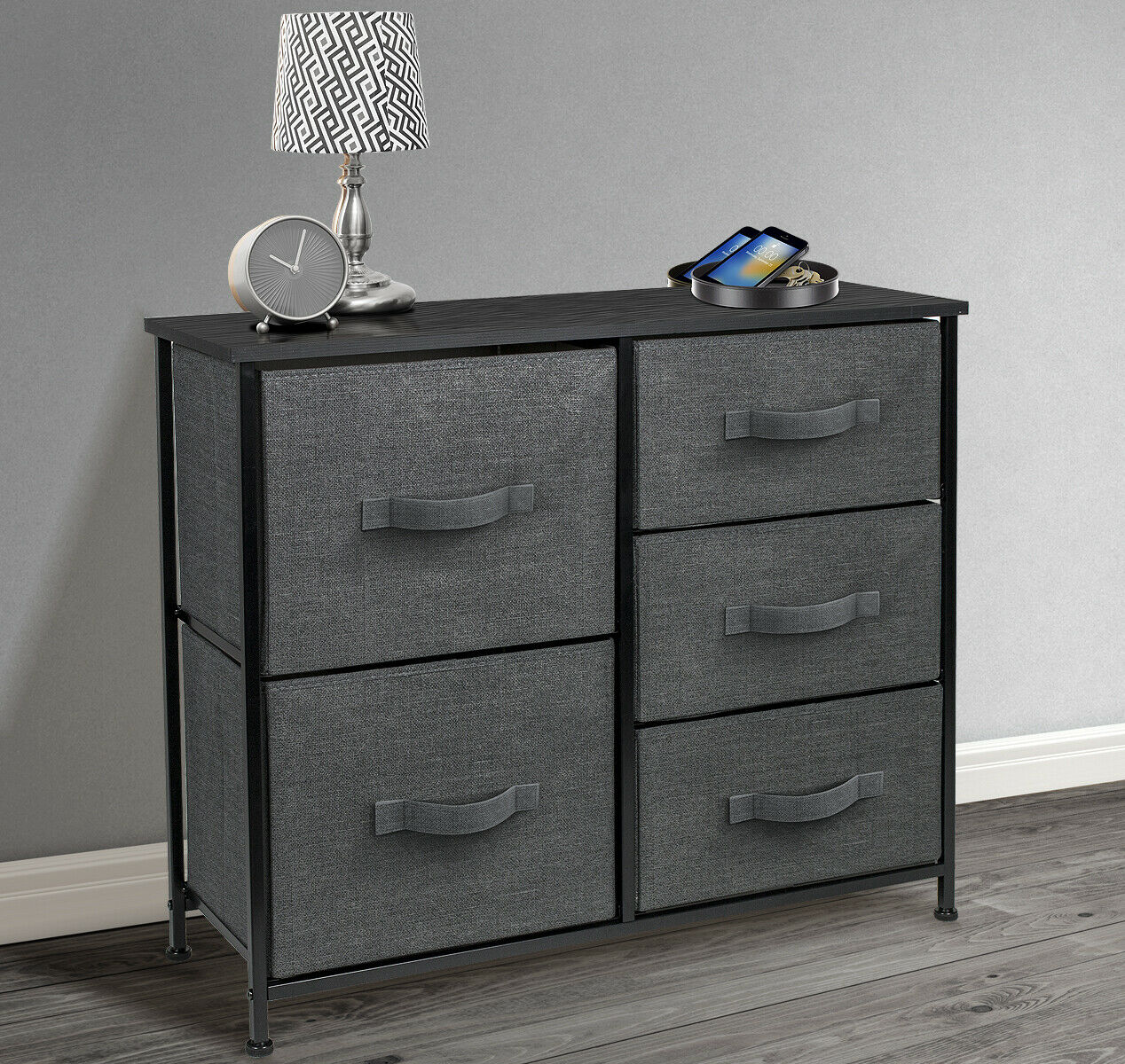 BlushBees® Dresser with 5 Drawers - Furniture Storage Tower Unit for Bedroom