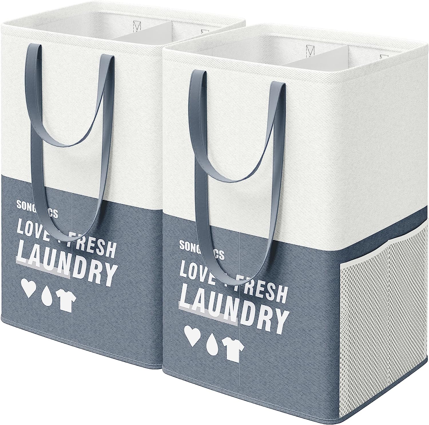 Blushbees® Set of 2 Collapsible Laundry Baskets