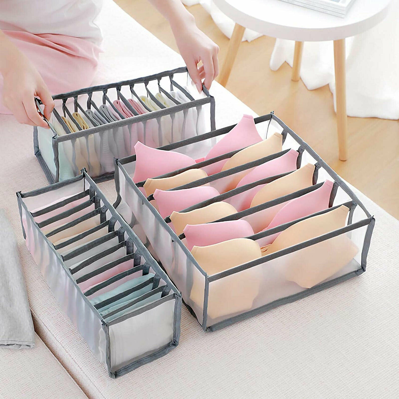 BlushBees® Transparent Closet Organizer for Underwear, Bra, Socks